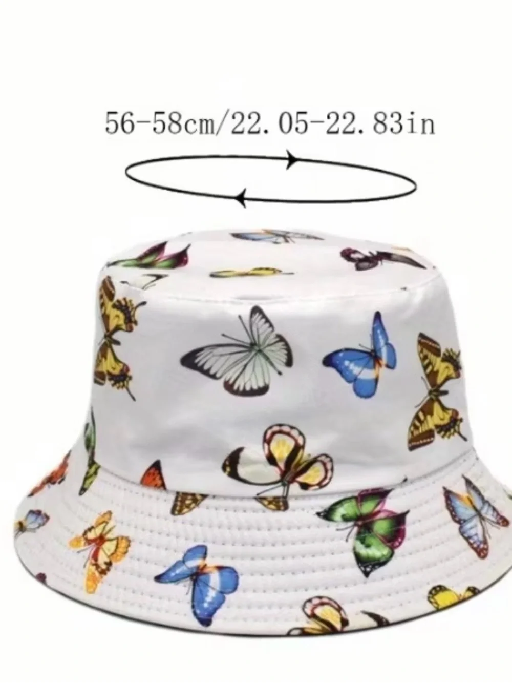 NWT Butterfly Print Bucket Hat, Various Colors, Summer Hats